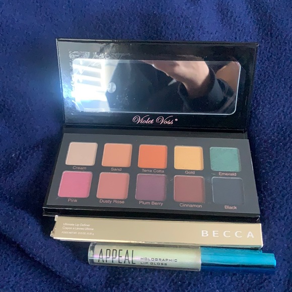 BECCA Other - Essentials Violet Voss palette & Becca lipliner bundle